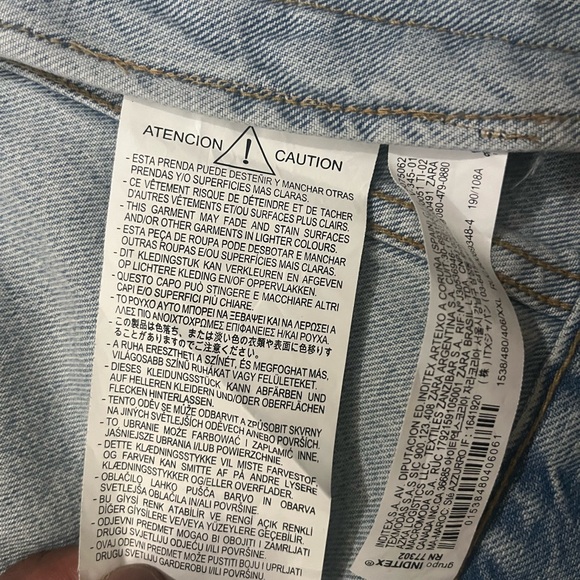 Zara Classic Blue Denim Jacket - Picture 3 of 7